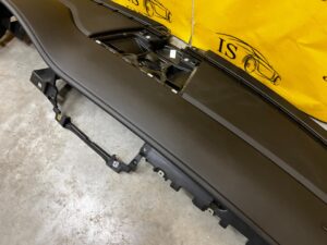 DESKA KONSOLA CZARNA SKÓRA AIRBAG PASAŻERA PORSCHE PANAMERA 970 I LIFT LHD