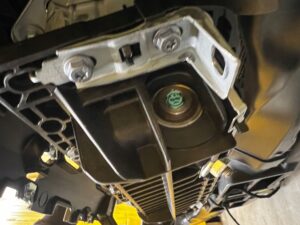 DESKA KONSOLA CZARNA SKÓRA AIRBAG PASAŻERA PORSCHE PANAMERA 970 I LIFT LHD