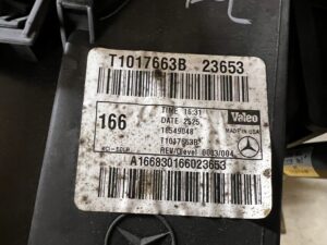 KOMPLETNA NAGRZEWNICA DMUCHAWA KLIMATYZACJI TYŁ TYLNA MERCEDES GL X166