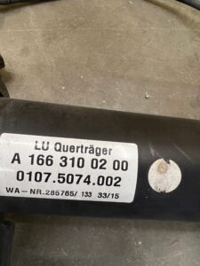 HAK HOLOWNICZY BELKA HAKA MERCEDES GL X166