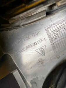 HALOGEN LAMPA MODUŁ LED ZDERZAKA PRZÓD LEWY PORSCHE PANAMERA 970 I LIFT