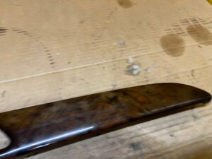 DEKOR OSŁONA LISTWA DRZWI DREWNO LED PRZÓD PRAWY MERCEDES GL X166