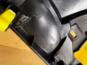 RAMKA OSŁONA DEKOR TUNEL ŚRODKOWY TOYOTA AURIS II LIFT EU 1.8 HYBRID