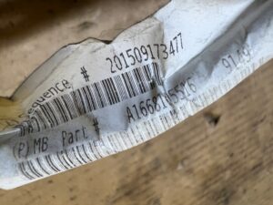 LUSTERKO ZEWNĘTRZNE LEWE 20 10+10 PIN KAMERA ASYSTENT MERCEDES GL X166 149