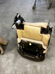 KOMPLET FOTELE KANAPA LEWY PRAWY TYŁ 3 RZĄD MERCEDES GLS X166