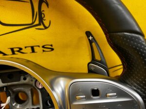 KIEROWNICA SKÓRA MULTIFUNKCJA MANETKI ŁOPATKI MERCEDES A W177 A35 AMG