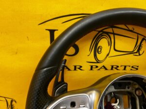 KIEROWNICA SKÓRA MULTIFUNKCJA MANETKI ŁOPATKI MERCEDES A W177 A35 AMG