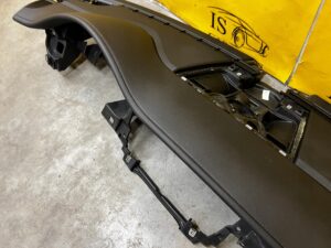 DESKA KONSOLA CZARNA SKÓRA AIRBAG PASAŻERA PORSCHE PANAMERA 970 I LIFT LHD