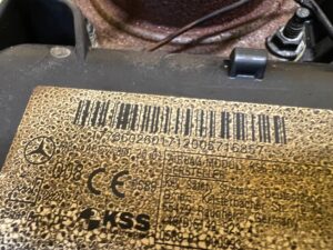 PODUSZKA POWIETRZNA AIRBAG DESKI KONSOLI PASAŻERA PRAWA MERCEDES A W177