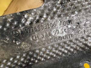 BLACHA OSŁONA TERMICZNA MERCEDES A W177