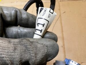 WIĄZKA INSTALACJA OŚWIETLENIA TABLICY REJESTRACYJNEJ TYŁ TOYOTA AURIS II