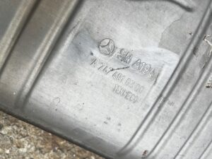 RURA WYDECHOWA WYDECH TŁUMIK KOŃCOWY MERCEDES A W177 A35 AMG 2.0 B