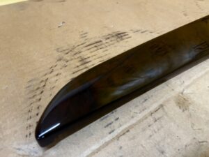 DEKOR OSŁONA LISTWA DRZWI DREWNO LED TYŁ LEWY MERCEDES GL X166