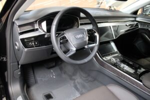 KOMPLET FOTELE PRZÓD TYŁ KANAPA BOCZKI AUDI A8 D5 LONG S-LINE BRĄZ