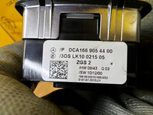 PANEL PRZEŁĄCZNIK SZYB LUSTEREK DRZWI PRZÓD LEWY MERCEDES GL X166