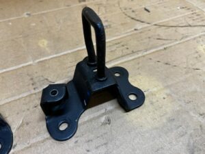 KOMPLET ZACZEP ZATRZASK KANAPY TYŁ PRAWY LEWY PORSCHE PANAMERA 970 I LIFT