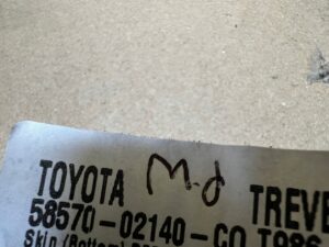 PODŁOGA WYKŁADZINA DYWANIK BAGAŻNIKA TOYOTA AURIS II HB