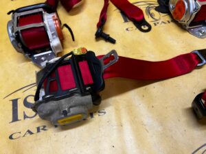 KOMPLET PASY BEZPIECZEŃSTWA PRZÓD TYŁ MERCEDES A W177 AMG