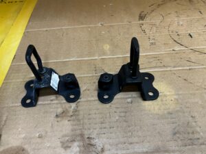 KOMPLET ZACZEP ZATRZASK KANAPY TYŁ PRAWY LEWY PORSCHE PANAMERA 970 I LIFT