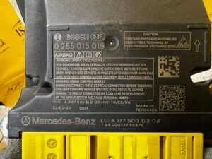 SENSOR MODUŁ AIRBAG PODUSZEK POWIETRZNYCH WIĄZKA MERCEDES A W177