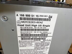 RADIO NAWIGACJA NAVI UNIT MERCEDES GL X166