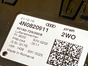 PANEL PRZEŁĄCZNIK NAWIEWU DOTYKOWY AUDI A8 D5