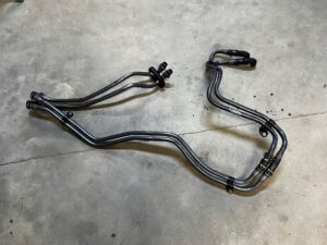 KOMPLET PRZEWÓD RURA RURKA WĄŻ WODY AUDI A8 D5 3.0 TFSI