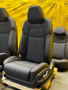 KPL FOTELE PRZÓD TYŁ KANAPA BOCZKI AUDI A8 D5 LONG PRZEDLIFT S-LINE BRĄZ EU