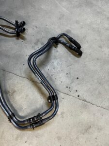 KOMPLET PRZEWÓD RURA RURKA WĄŻ WODY AUDI A8 D5 3.0 TFSI