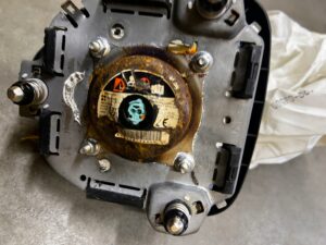 WYSTRZELONA AIRBAG PODUSZKA KIEROWCY TOYOTA RAV4 V