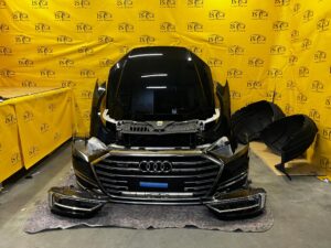 PRZÓD ZDERZAK LAMPY MASKA CHŁODNICE AUDI A8 D5 3.0 TFSI PRZEDLIFT LY9T EU