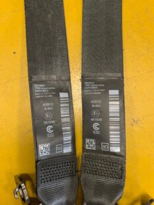 KOMPLET PASY BEZPIECZEŃSTWA TYŁ 3 RZĘDU 7 OSÓB PEUGEOT 5008 II