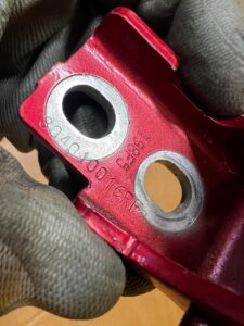 KOMPLET ZAWIASY DRZWI PRZÓD TYŁ LEWY RENAULT CLIO IV TENNP