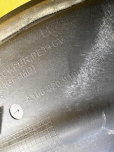 PODSZYBIE OSŁONA WYGŁUSZENIE ŚCIANY GRODZIOWEJ MERCEDES GLS X166