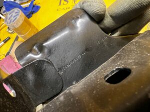 STREFA ZGNIOTU ODBÓJ WZMOCNIENIE PRZÓD PRAWY RENAULT CLIO IV