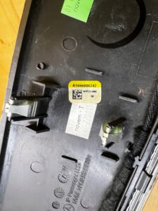 LISTWA DEKOR KONSOLI DESKI DREWNO LED MERCEDES GL X166