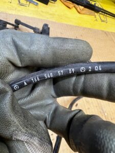 PRZEWÓD WIĄZKA KABEL ZACISKU HAMULCA ABS TYŁ LEWY MERCEDES GL X166