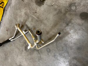 KOMPLET WĄŻ PRZEWÓD RURA RURKA KLIMATYZACJI TYŁ MERCEDES GL X166