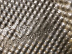 BLACHA OSŁONA TERMICZNA MERCEDES GLS X166