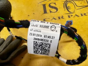 KOMPLET PANEL PRZEŁĄCZNIK SZYBY FOTELA TYŁ LEWY CITROEN DS7 CROSSBACK X74