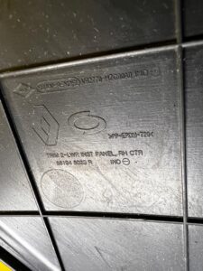 OBUDOWA OSŁONA TUNELU ŚRODKOWEGO PRAWA RENAULT KOLEOS II