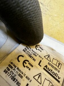 KURTYNA AIRBAG PODUSZKA POWIETRZNA LEWA LEWY CITROEN DS7 CROSSBACK X74