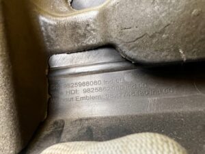 POKRYWA OSŁONA GÓRNA SILNIKA CITROEN DS7 CROSSBACK X74 2.0 BLUE HDI