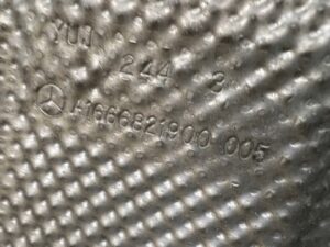 BLACHA OSŁONA TERMICZNA MERCEDES GL X166 3.0 CDI