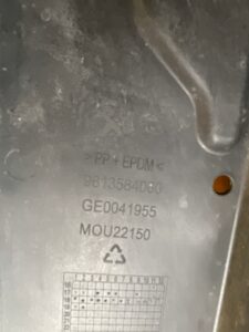 PŁYTA OSŁONA PODWOZIA CITROEN DS7 CROSSBACK X74