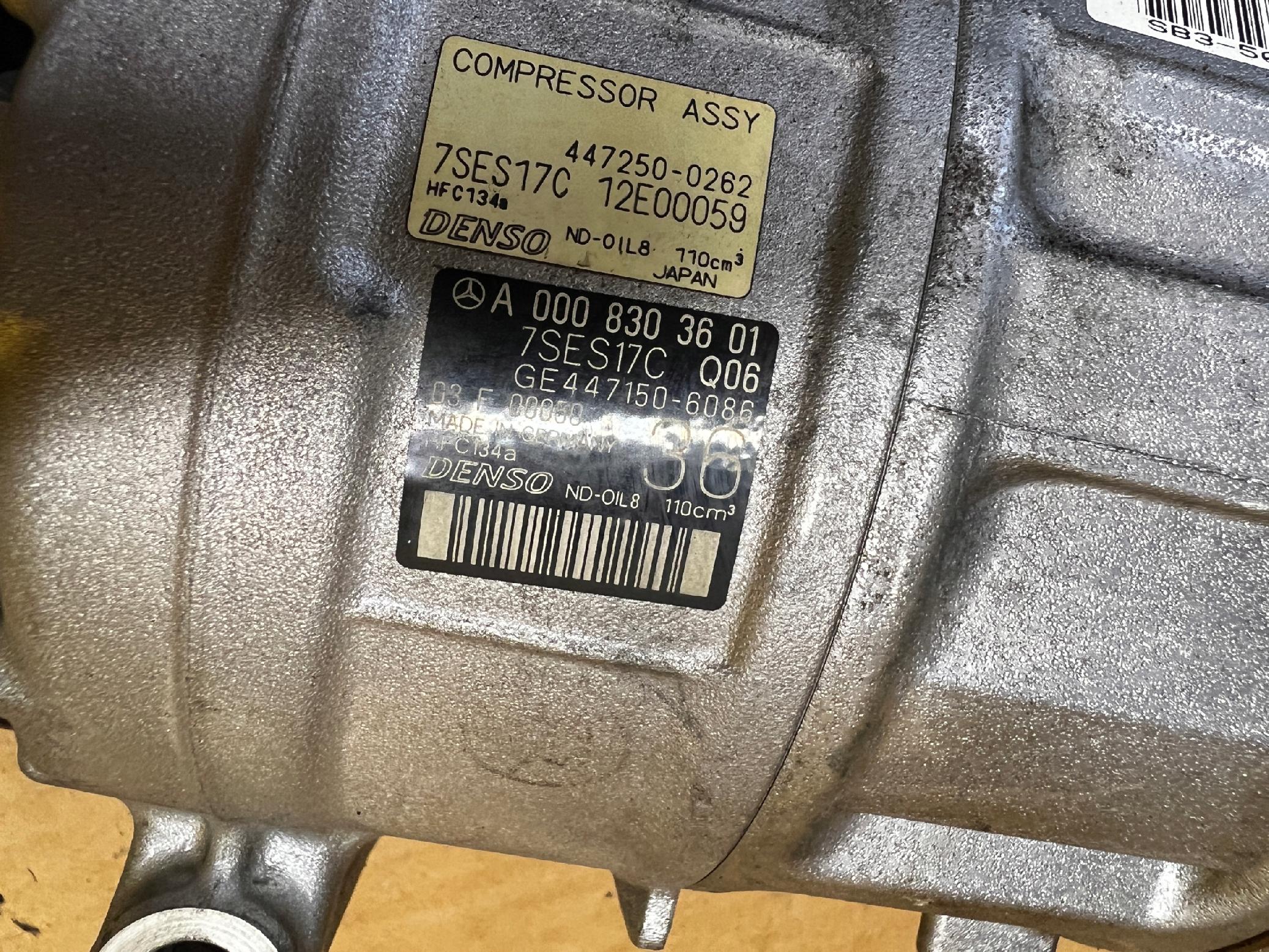 KOMPRESOR SPRĘŻARKA KLIMATYZACJI MERCEDES GL X166 3.0 CDI