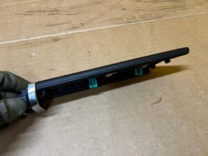 DEKOR LISTWA RĄCZKA UCHWYT TUNELU ŚRODKOWEGO PRAWA SKÓRA RENAULT KOLEOS II