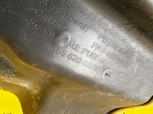 OSŁONA WYGŁUSZENIE WYKŁADZINA ŚCIANY GRODZIOWEJ MERCEDES GL X166 LHD