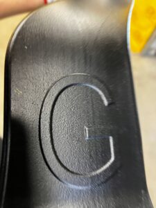 KANAŁ TUNEL DOLOT PRZEWÓD POWIETRZA LEWY CITROEN DS7 CROSSBACK X74