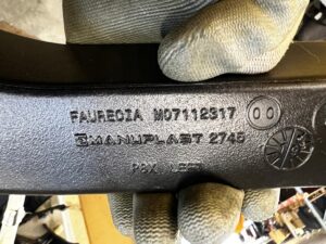 KANAŁ TUNEL DOLOT PRZEWÓD POWIETRZA LEWY CITROEN DS7 CROSSBACK X74